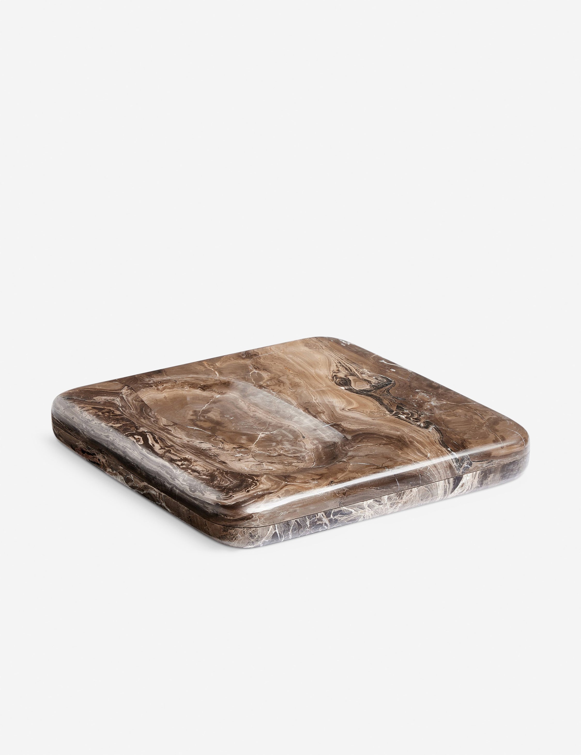 Natural Marble Stone Catchall - Brown - Image 13
