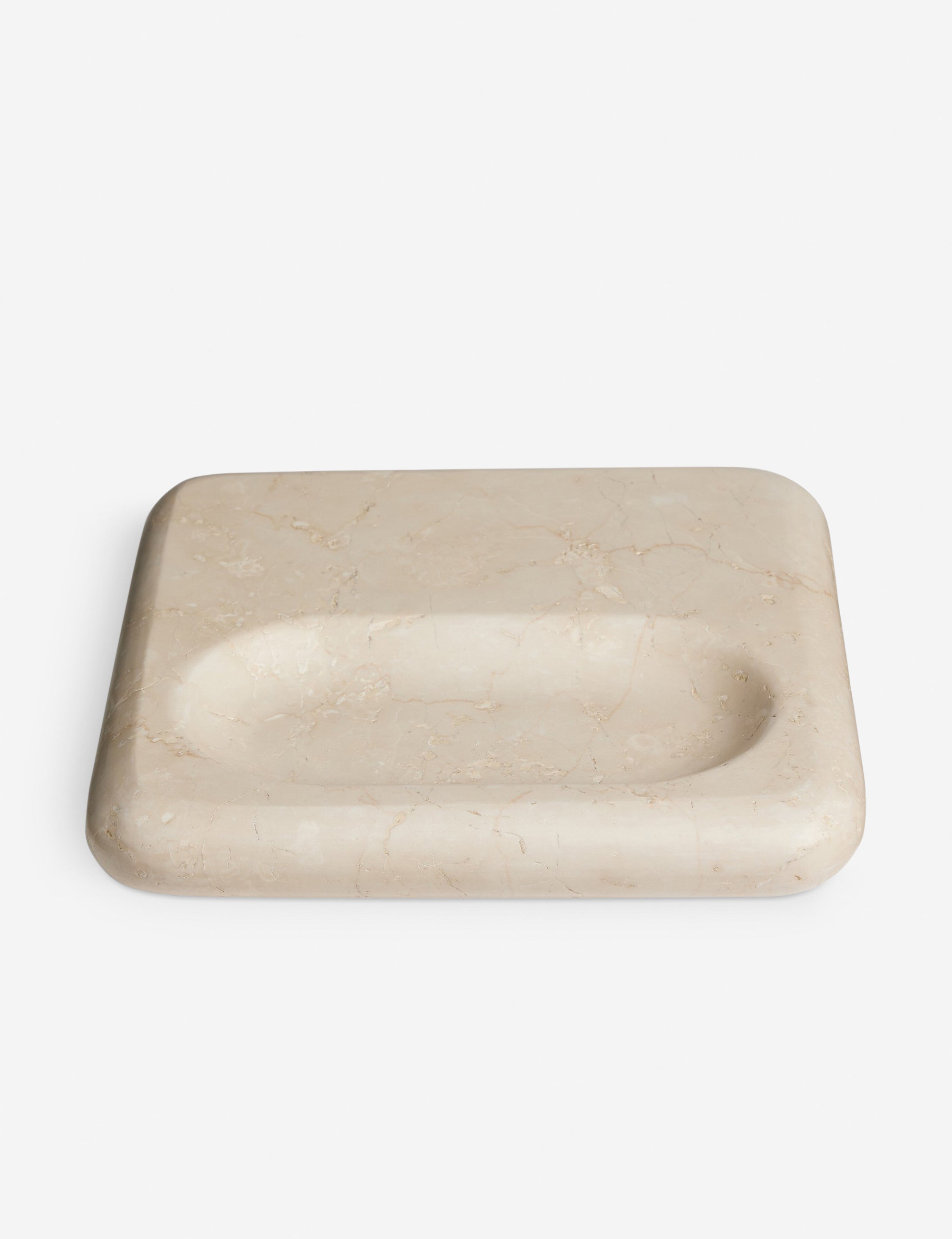 Natural Marble Stone Catchall - Brown - Image 7