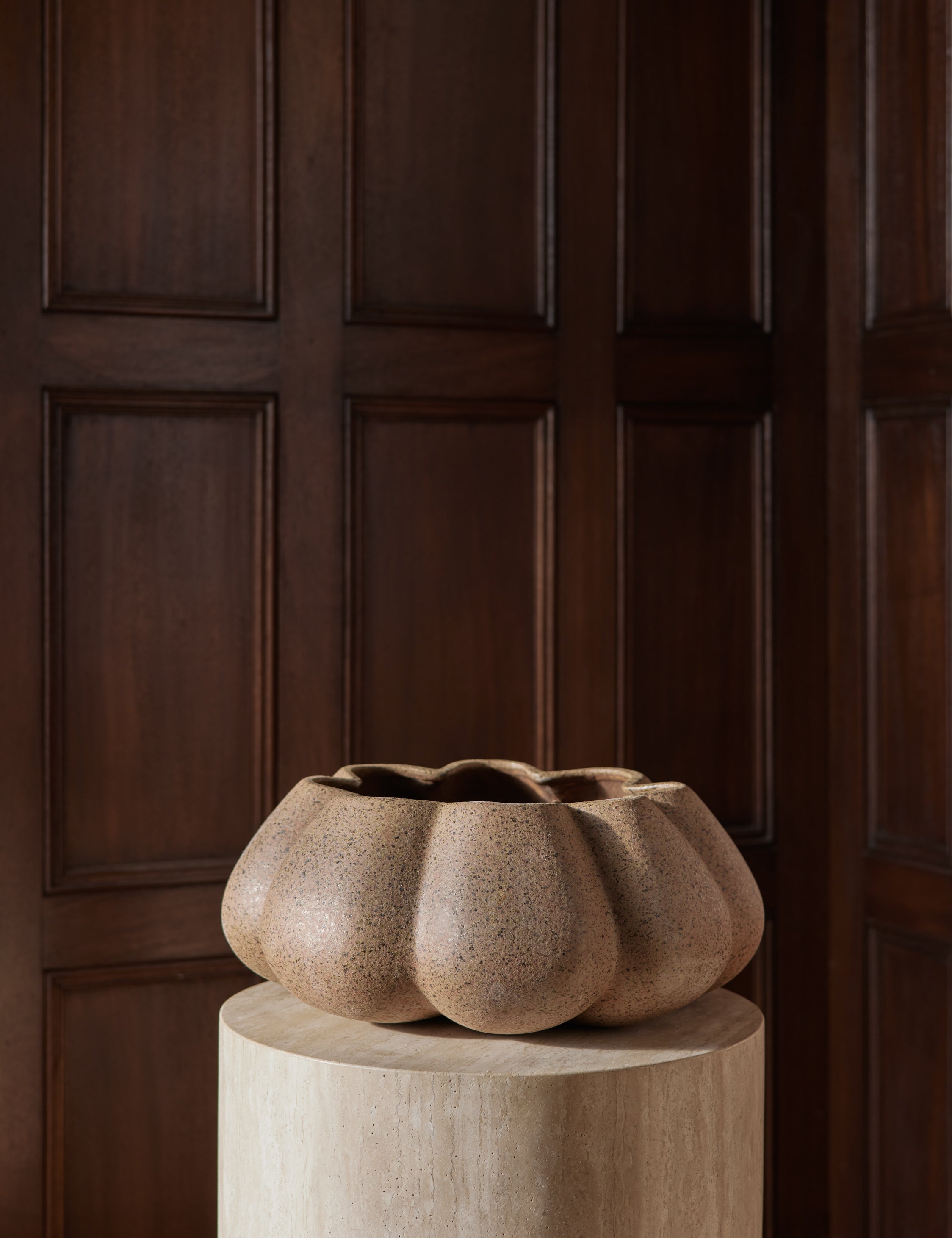 Sculptural Scalloped Bowl - SandDune - Image 3