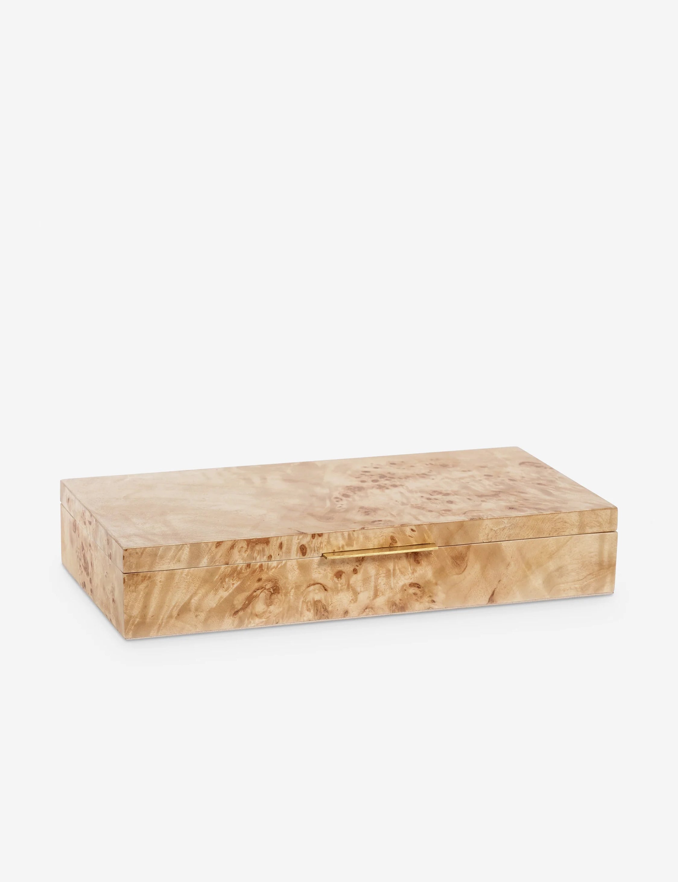 Wood Cotton Box - Burlwood - Image 2