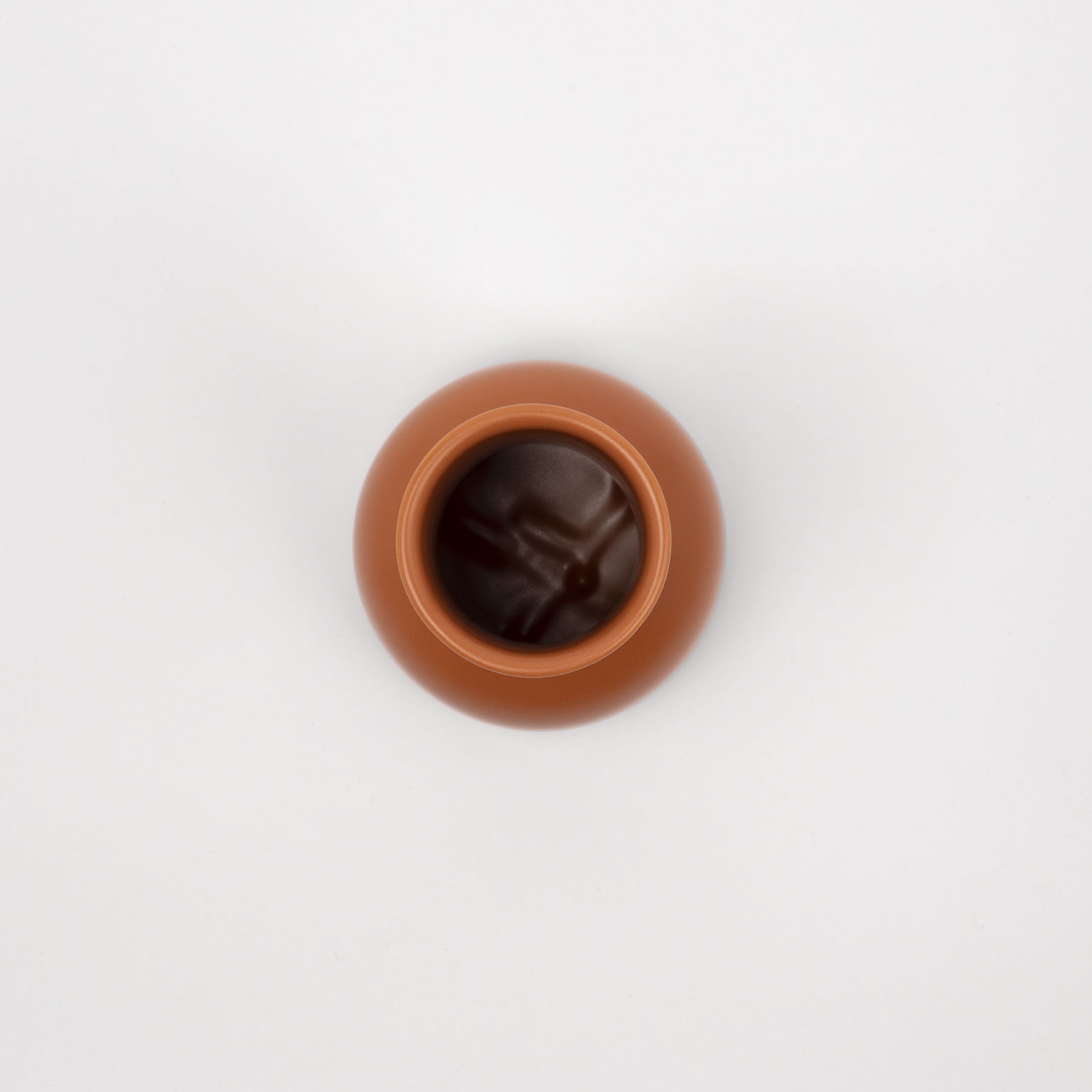 Cinnamon Ceramic Water Carafe - Rounded Bottle Silhouette - Image 2