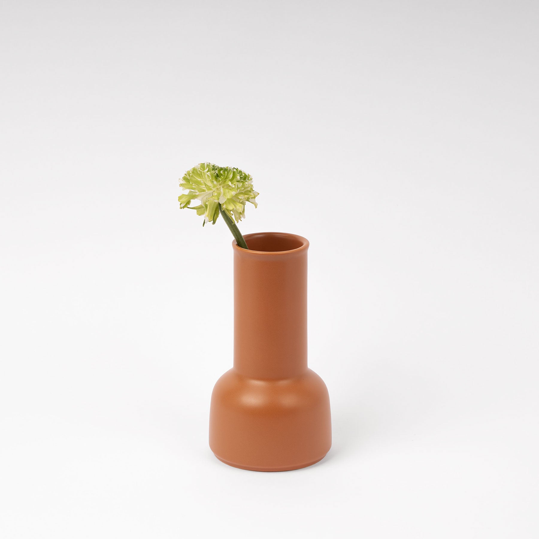 Cinnamon Ceramic Water Carafe - Rounded Bottle Silhouette - Image 3