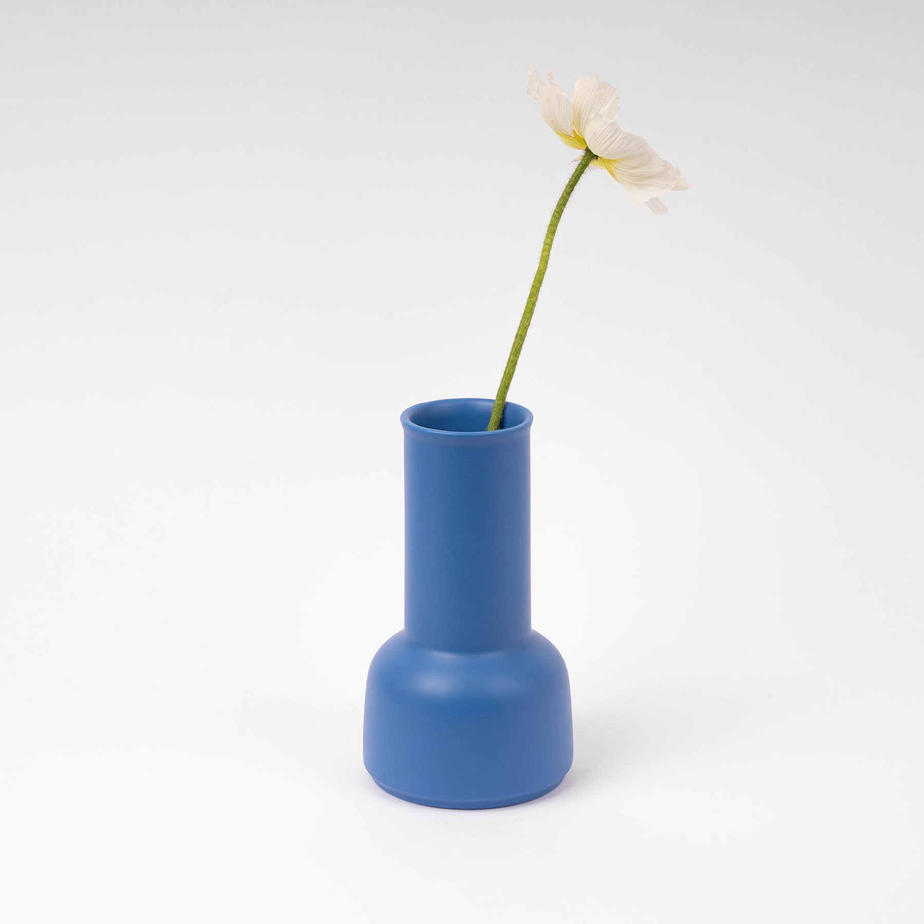 Electric Blue Narrow-Neck Carafe - Modern Table Pitcher - Image 3